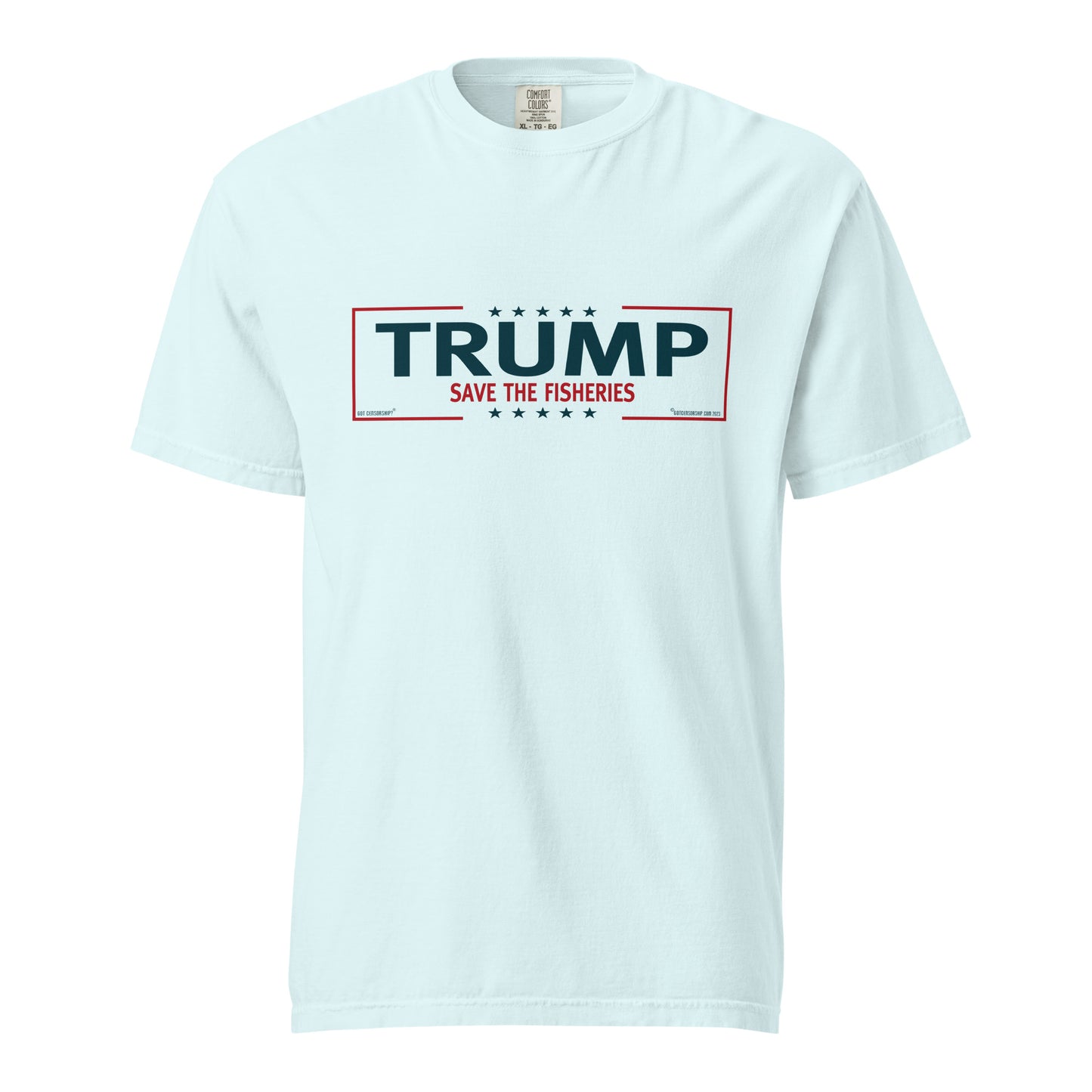Trump Save The Fisheries Unisex Garment-Dyed Heavyweight T-Shirt