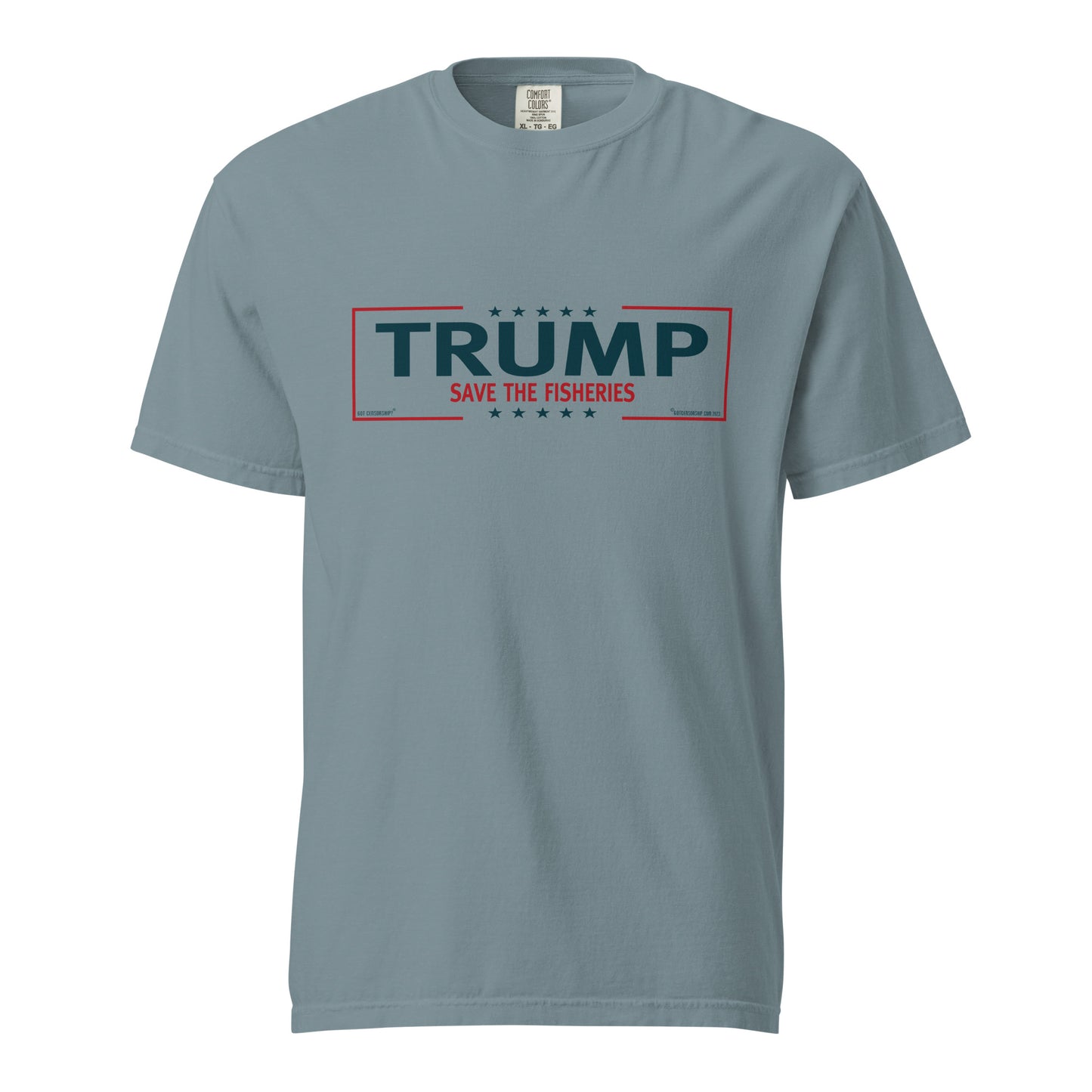 Trump Save The Fisheries Unisex Garment-Dyed Heavyweight T-Shirt