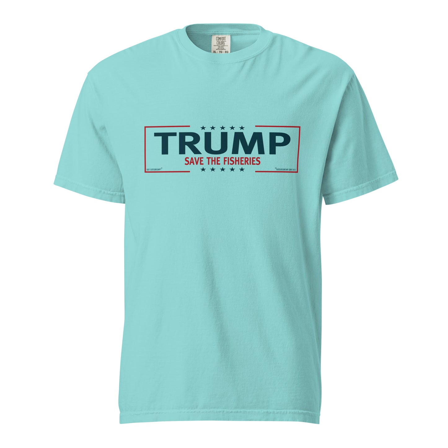 Trump Save The Fisheries Unisex Garment-Dyed Heavyweight T-Shirt