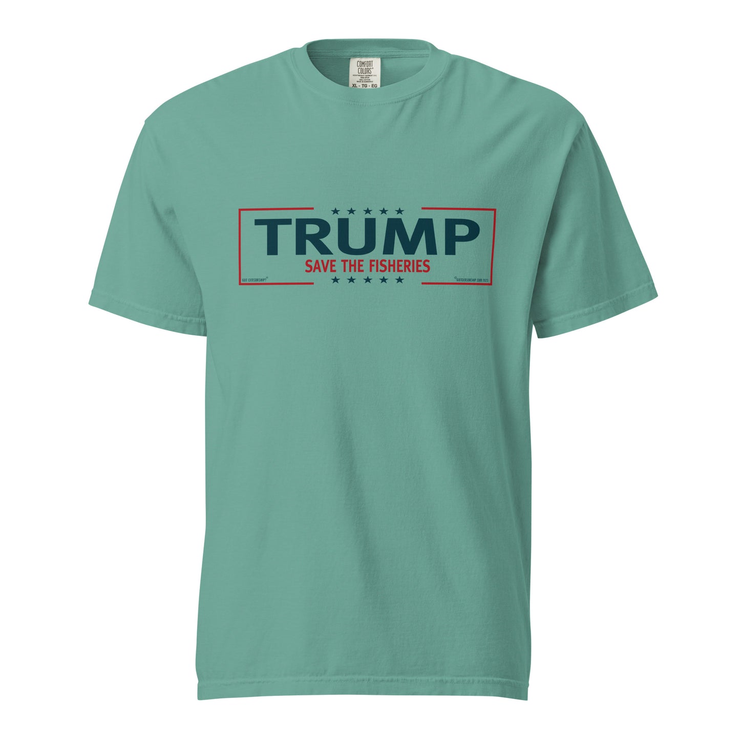 Trump Save The Fisheries Unisex Garment-Dyed Heavyweight T-Shirt