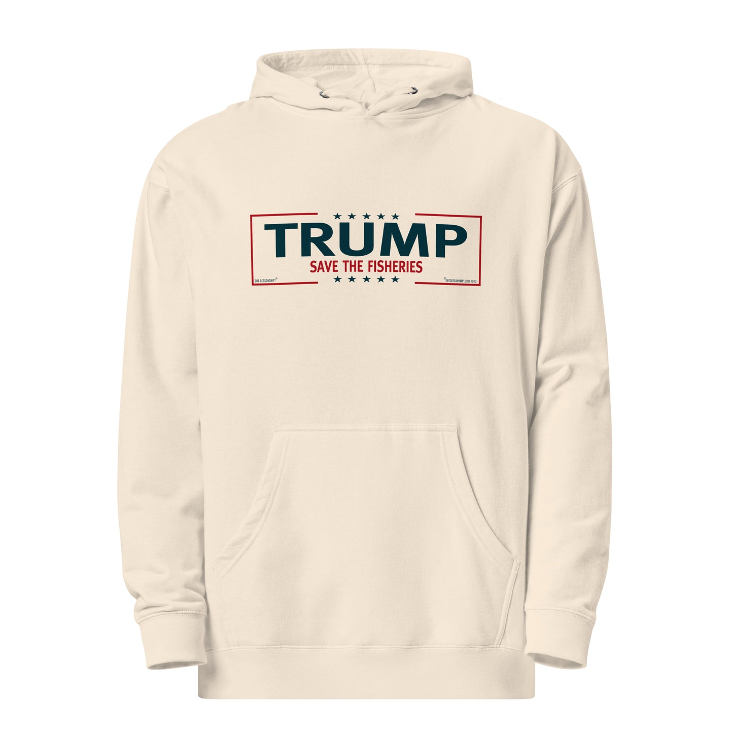 Trump Save The Fisheries Unisex Midweight Hoodie