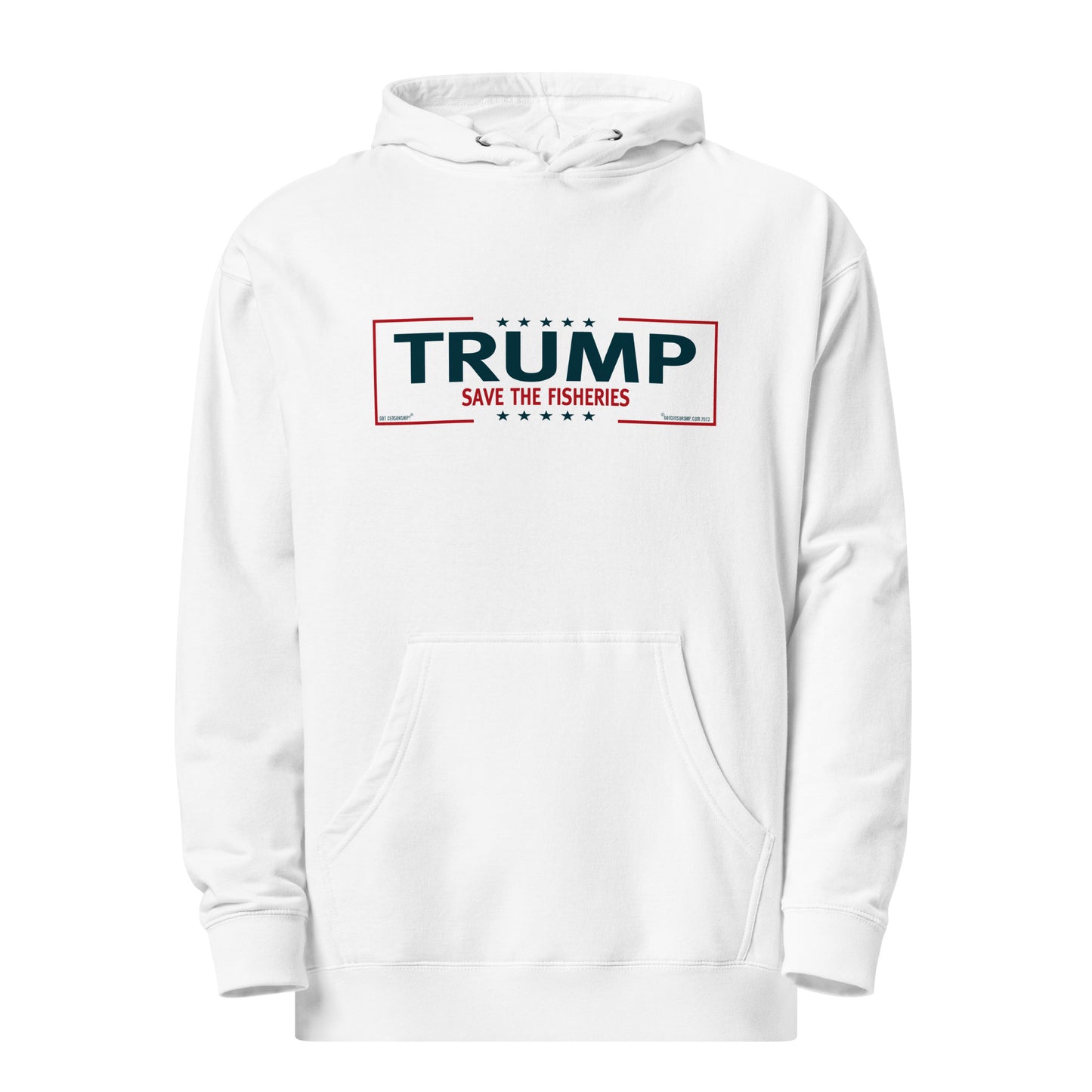 Trump Save The Fisheries Unisex Midweight Hoodie
