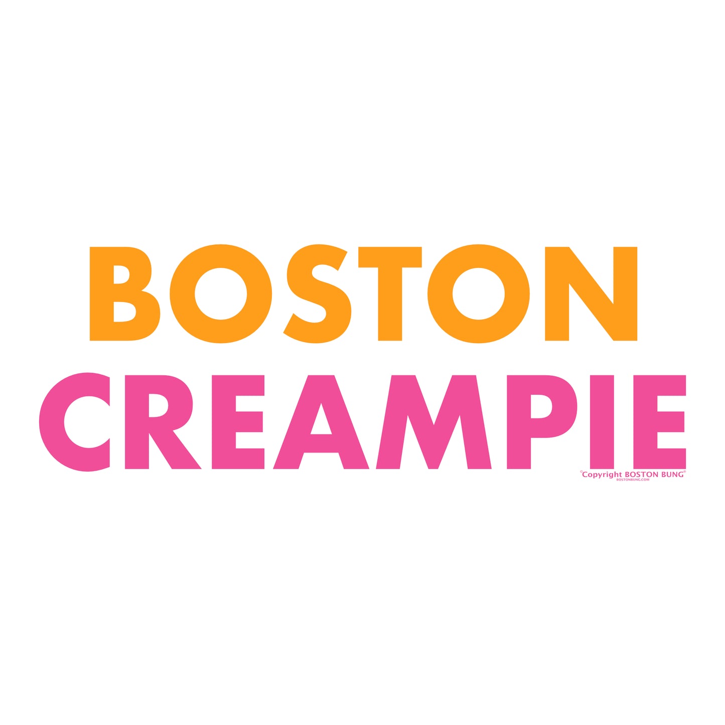 Boston Creampie Sticker