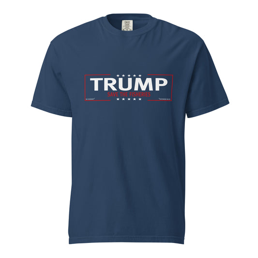 Trump Save the Fisheries Unisex Garment-Dyed Heavyweight T-Shirt