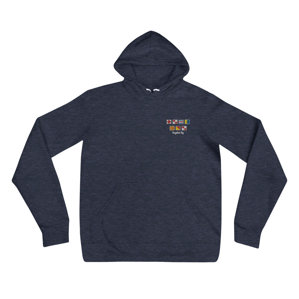 Naughtical Flagship Embroidered Hoodie